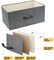 Sorbus Narrow 5 Drawers Nightstand with Steel Frame, Wood Top, Easy Pull Fabric Bins for Home, Bedroom, Office & Dorm
